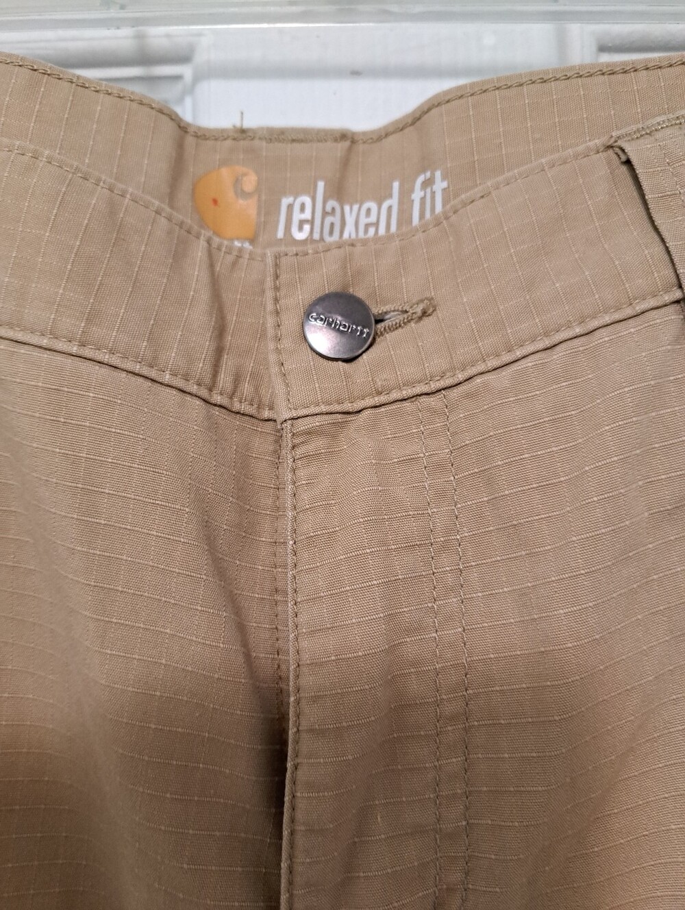 Carhartt Men's Relaxed Fit Khaki/Tan Cargos